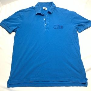 🛑SOLD🛑Men's Lacoste Blue Polo Big Croc Logo
